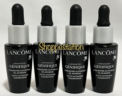 Lot of 4 Lancome Advanced Genifique Youth Activating Concentrate Serum 8ml Each