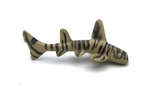 Play Visions Collectible 1996 Animal Figure Minature ZEBRA BULLHEAD SHARK