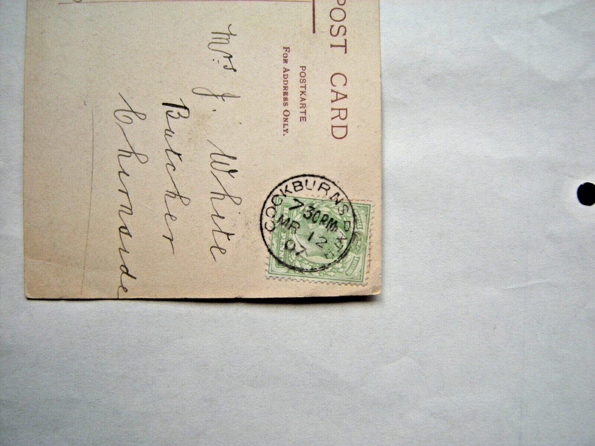 Postmark. COCKBURNSPATH. Berwickshire. Single ring datestamp. VG. | eBay UK