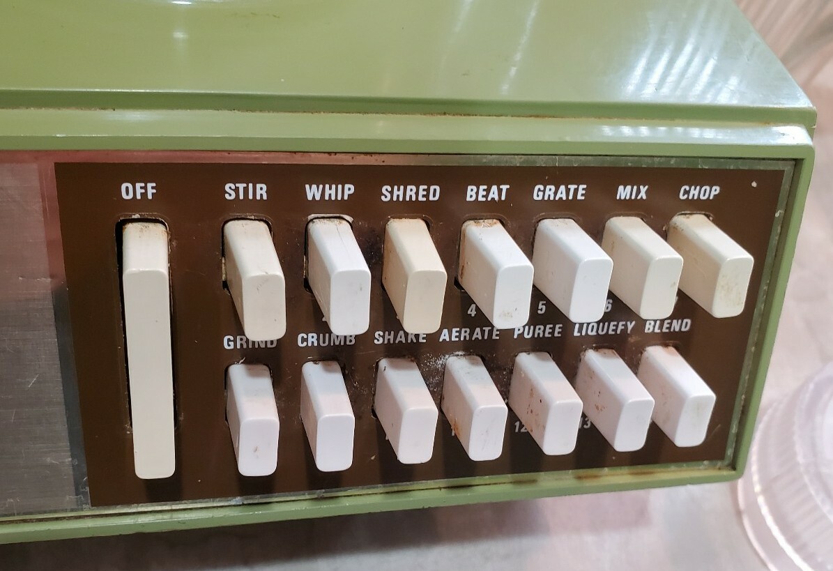 1970's Vintage Waring Futura Avocado Green Blender 69 11-299 | eBay