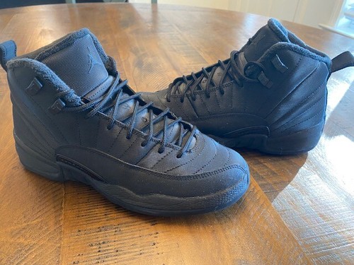 jordan 12 winterized triple black