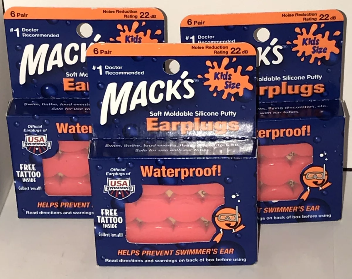 Soft Moldable Silicone Putty Ear Plugs – Kids Size - Mack's Ear Plugs