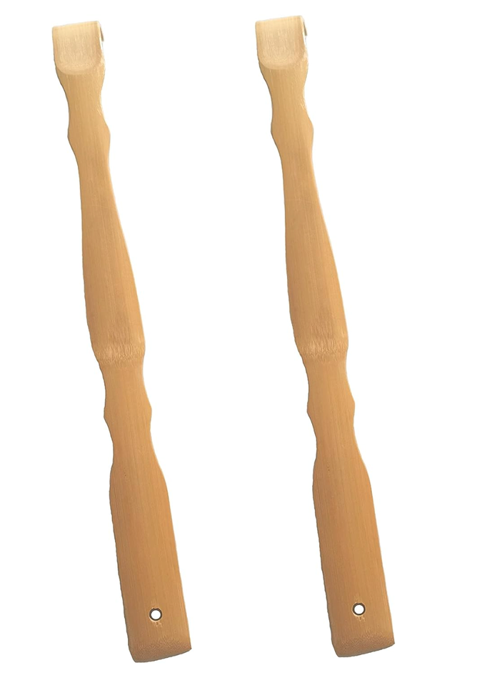 2Pcs Wooden Bamboo Back Scratcher Long Handle Itch Relief FingerLike Scratchers eBay