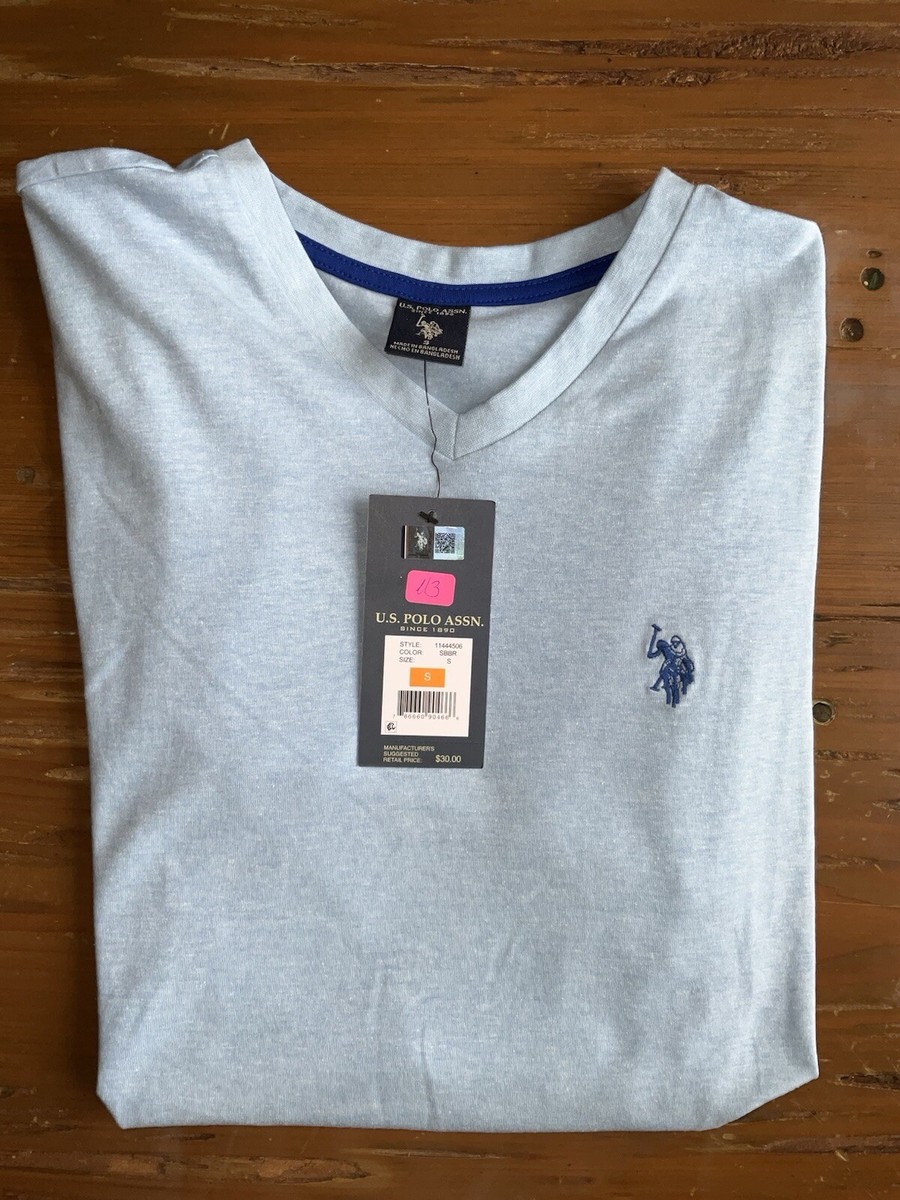 Polo V-Neck, Short Sleeve, Tee-shirt, NWT, Men’s Small