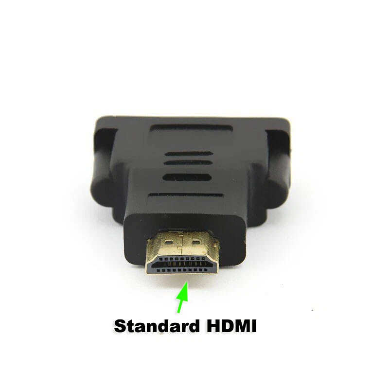 HDMI 19 Pin Male to DVI DVI-I Female 24+5 Pin Plug Dual Link Adapter Connector  - Image 3 of 3