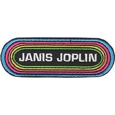 JANIS JOPLIN - RAINBOW - EMBROIDERED PATCH - BRAND NEW - MUSIC BAND 4497