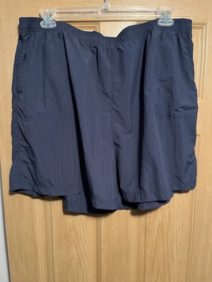 Columbia Women Short Court Nylon  Size 2X Regular Fit Elastic Waist