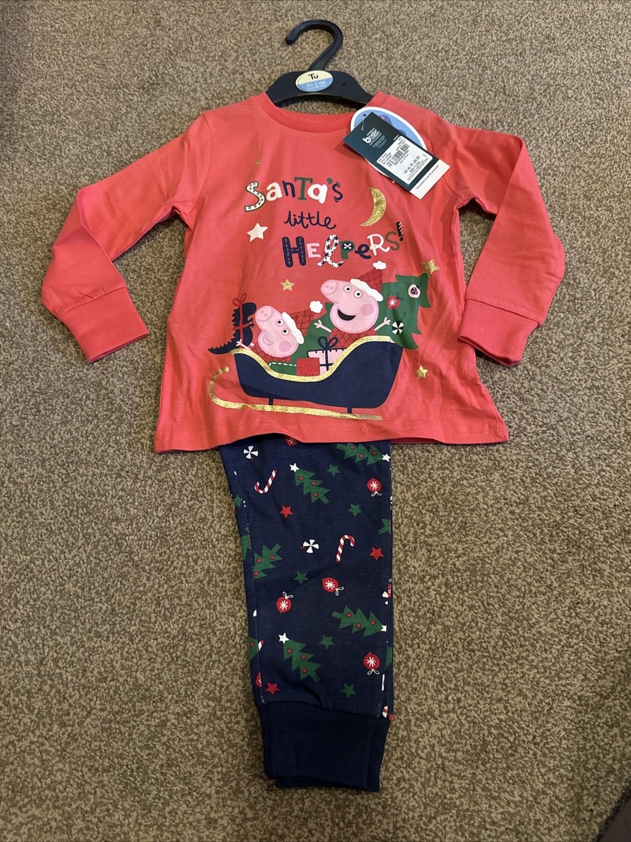 Mummy Pig Christmas Pyjamas Family Matching Peppa Pig Christmas
