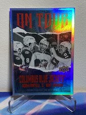 2024-25 Upper Deck Series 2 ADAM FANTILLI KENT JOHNSON #OT-4 ON TOUR RED 66/99