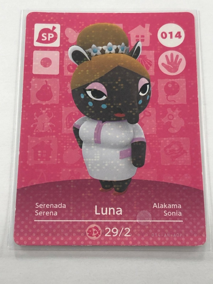 Amiibo Card - Nintendo - Animal Crossing - Serena - #014 - Used