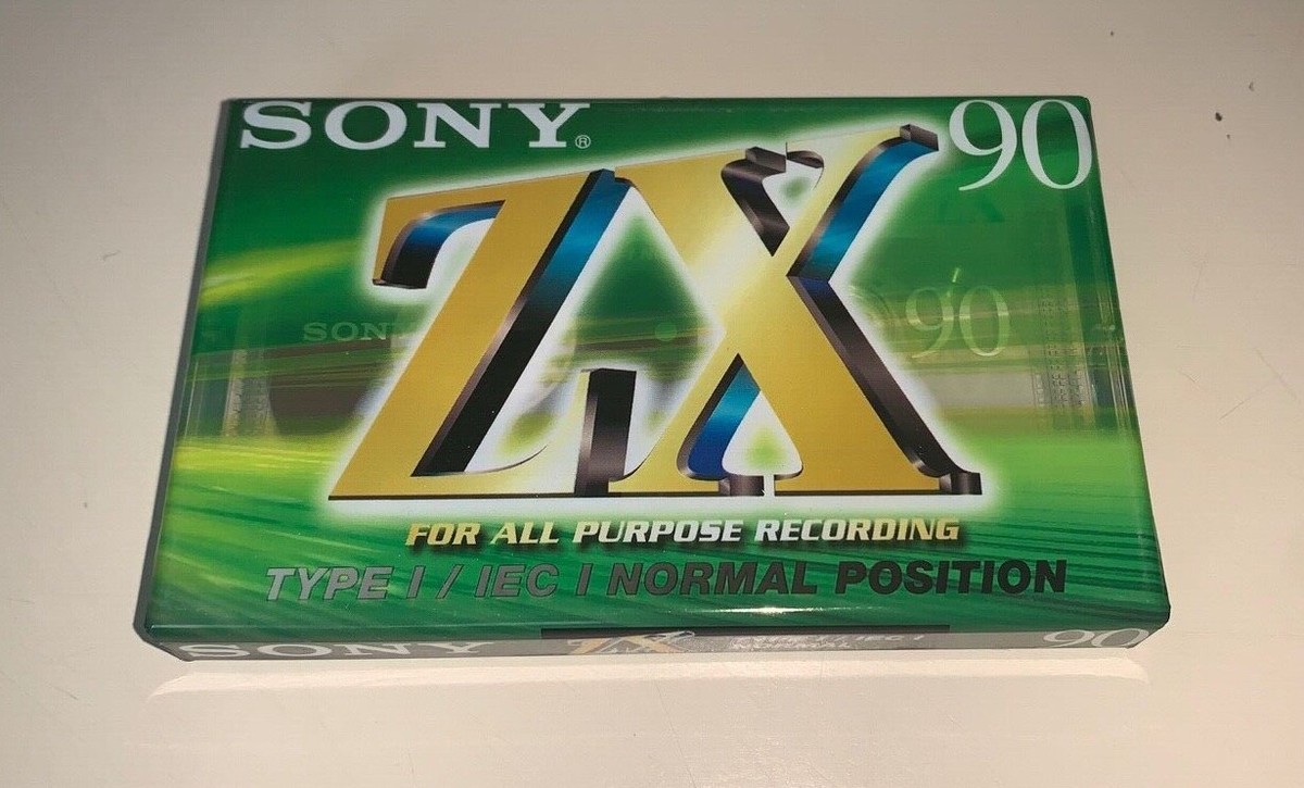 SONY ZX 90 TYPE I BLANK SEALED AUDIO RECORDING CASSETTE TAPE | eBay