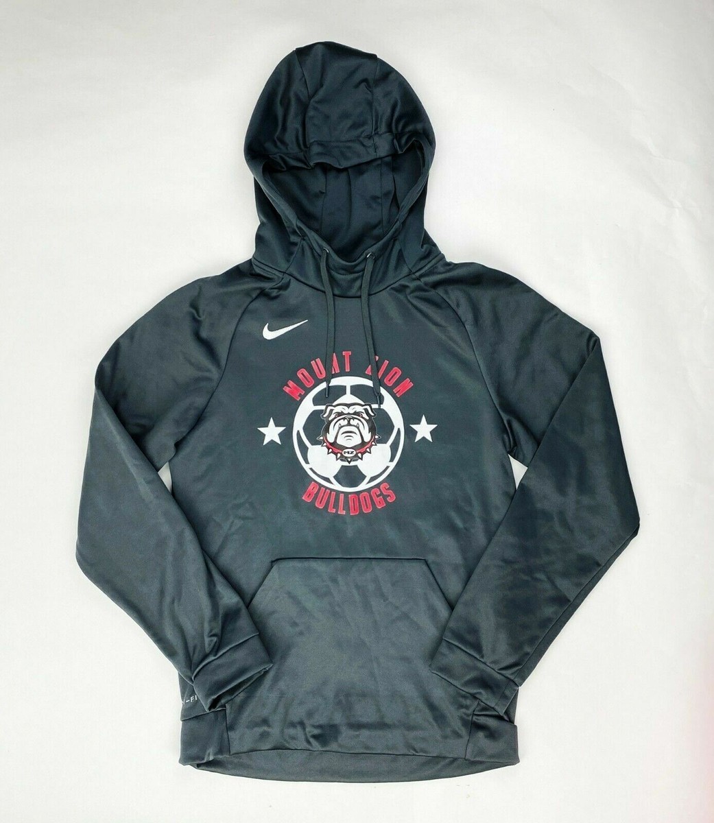 Nike Mount Zion Squad Bulldogs Therma Hoodie Pullover Menu0026#039;s Small Gray  867302 | eBay