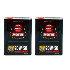 4 LT OLIO MOTORE MINERALE MOTUL CLASSIC 20W50 AUTO D' EPOCA API SF / CC 02MO51