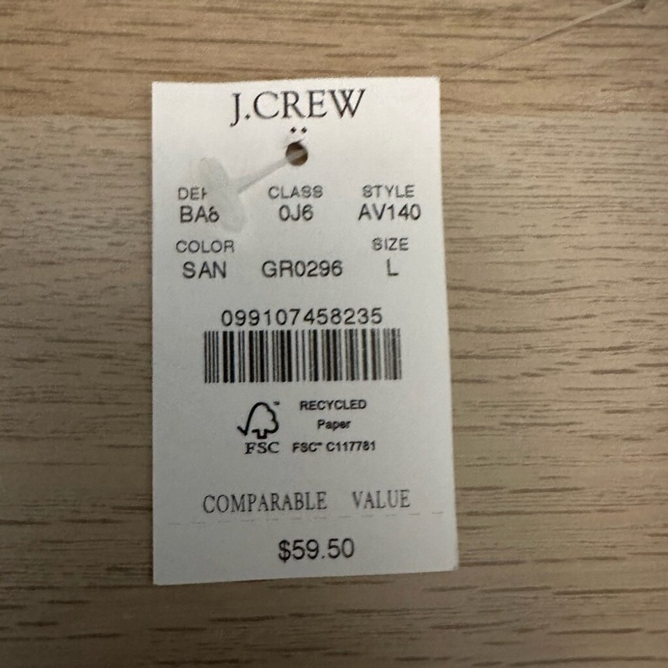 EUC J. Crew Factory Flex piqué polo shirt Large Soft Pistachio