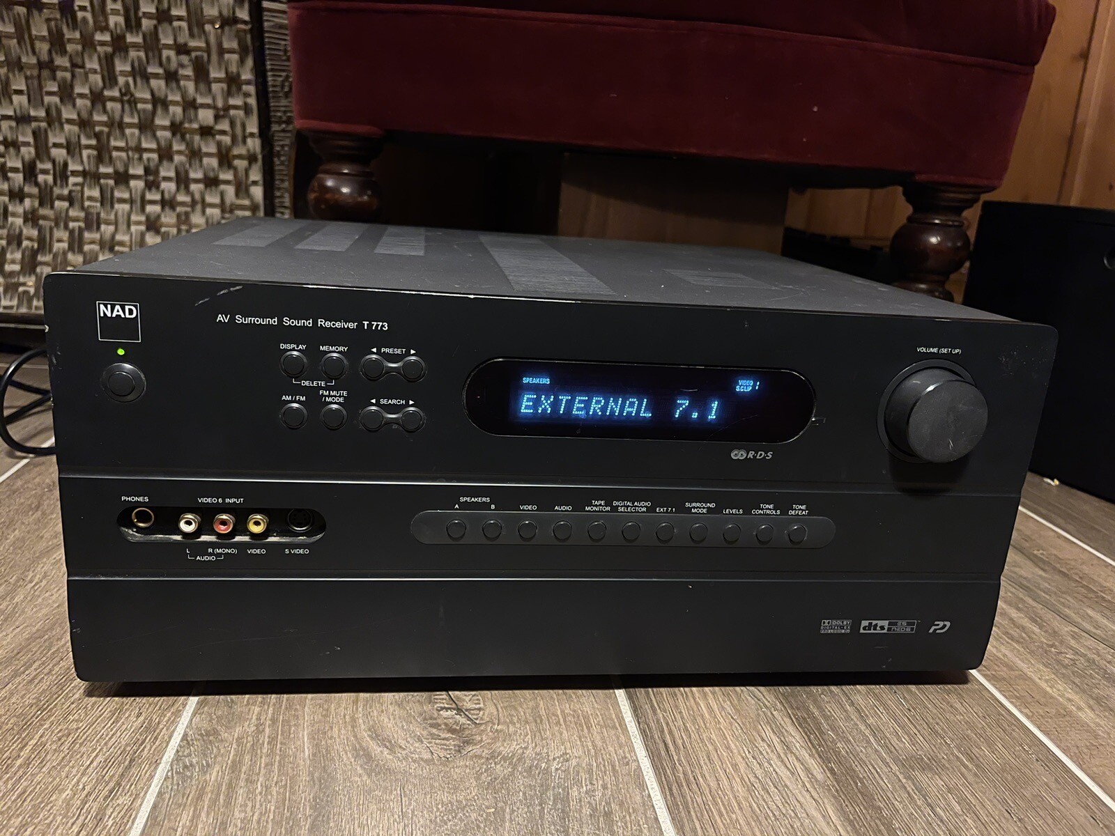 NAD T 773 AV Home Theater Stereo 7.1 Channel Surround Sound Dolby HiFi