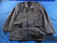 4 BUTTON MEN'S COAT JACKET UNIFORM DRESS BLUE OFFICER USAF AIR FORCE 38X31