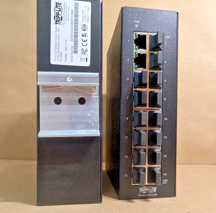Tripp Lite NGI-U16 Unmanaged Ethernet Switch, 16 Port, 10/100/1000Mbps (New NB) - Image 4 of 4