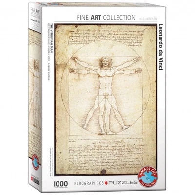 Puzzle - Der Vitruvianische Mensch von Leonardo Da Vinci - 1000 Teile