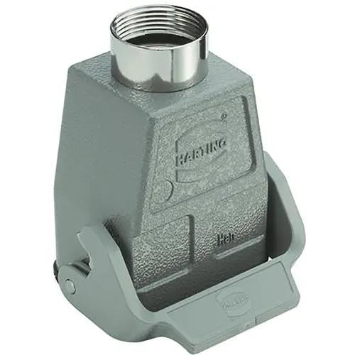 1PC HARTING ELEKTRONIK INC 09300060752 High type coupling hood PG21 size 6B