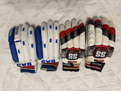BAS/SS Cricket Batting Gloves  Right Hand, Two Pairs for $50. Great Deal 