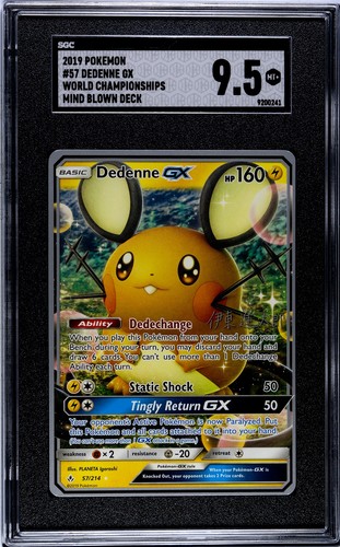 Dedenne-GX graded SGC 9 for sale on eBay