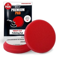 menzerna 3.5 Inch 2X Premium Polishing Pads Heavy Cut for Scratch Repair I... 