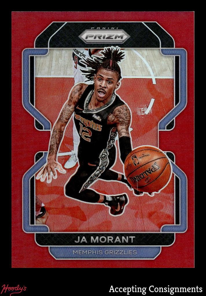 2021-22 Panini Prizm Prizms Red #194 Ja Morant 251/299 GRIZZLIES