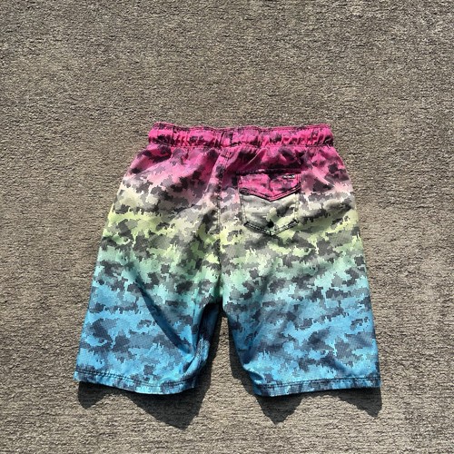 Hurley Boys Swim Trunks Multicolor Digital Print Size Medium 7-8 - Picture 8 of 9