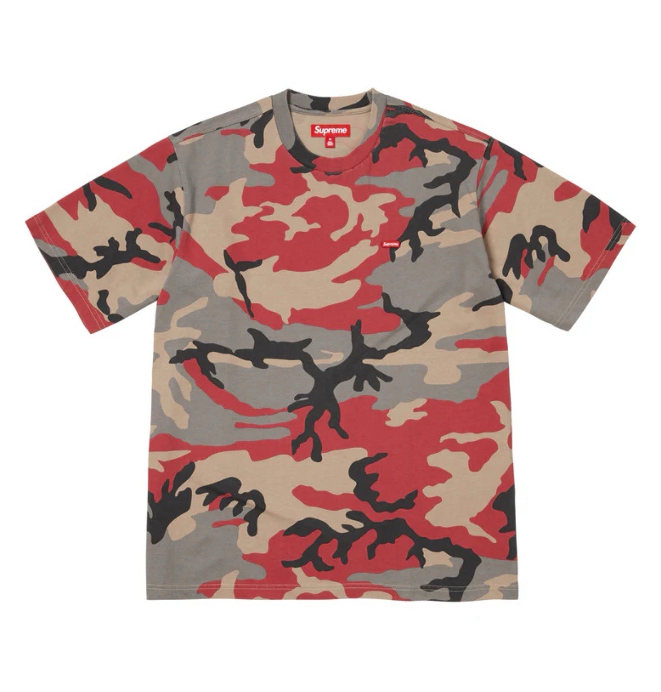 Supreme Small Box Tee SS26 Red Camo Size XXL DEADSTOCK - IN HAND SHIPS ASAP