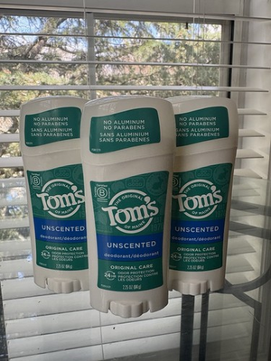 #ad Tom’s of Maine Aluminum Free Natural Deodorant Unscented Formula 3 Pack $17.95