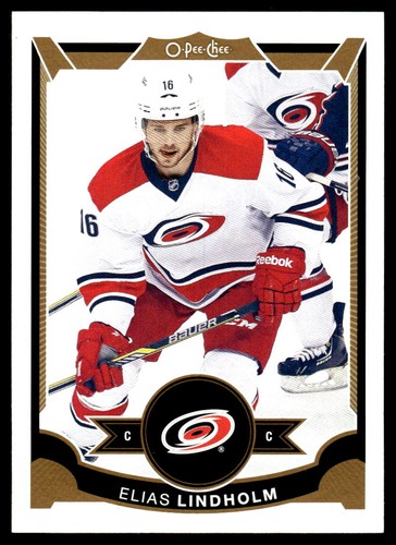 2015 O-Pee-Chee elias lindholm #187 card