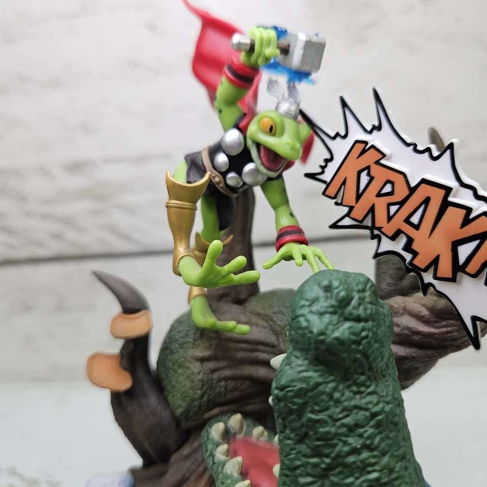 Beast Kingdom D-Stage Marvel Throg Diorama 2022 6" PVC Statue Thor Loki Loose - Image 4 of 4