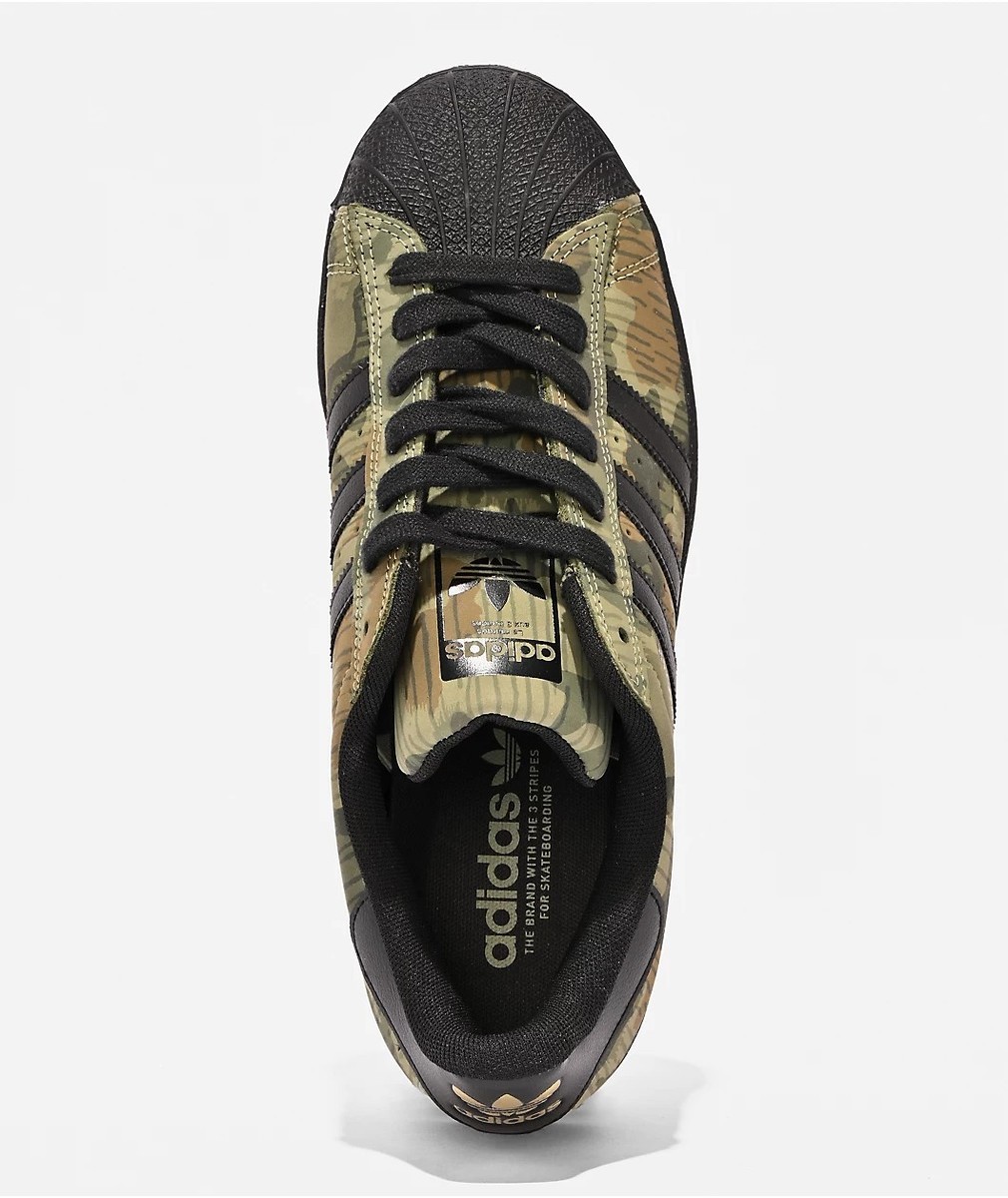 adidas Superstar ADV Camo / Black Skate Shoes KI5141 2026 Size 12