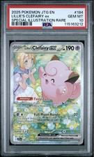 Lillie's Clefairy ex 184/159 Pokemon Journey Together #184 SIR GEM MINT PSA 10 on eBay