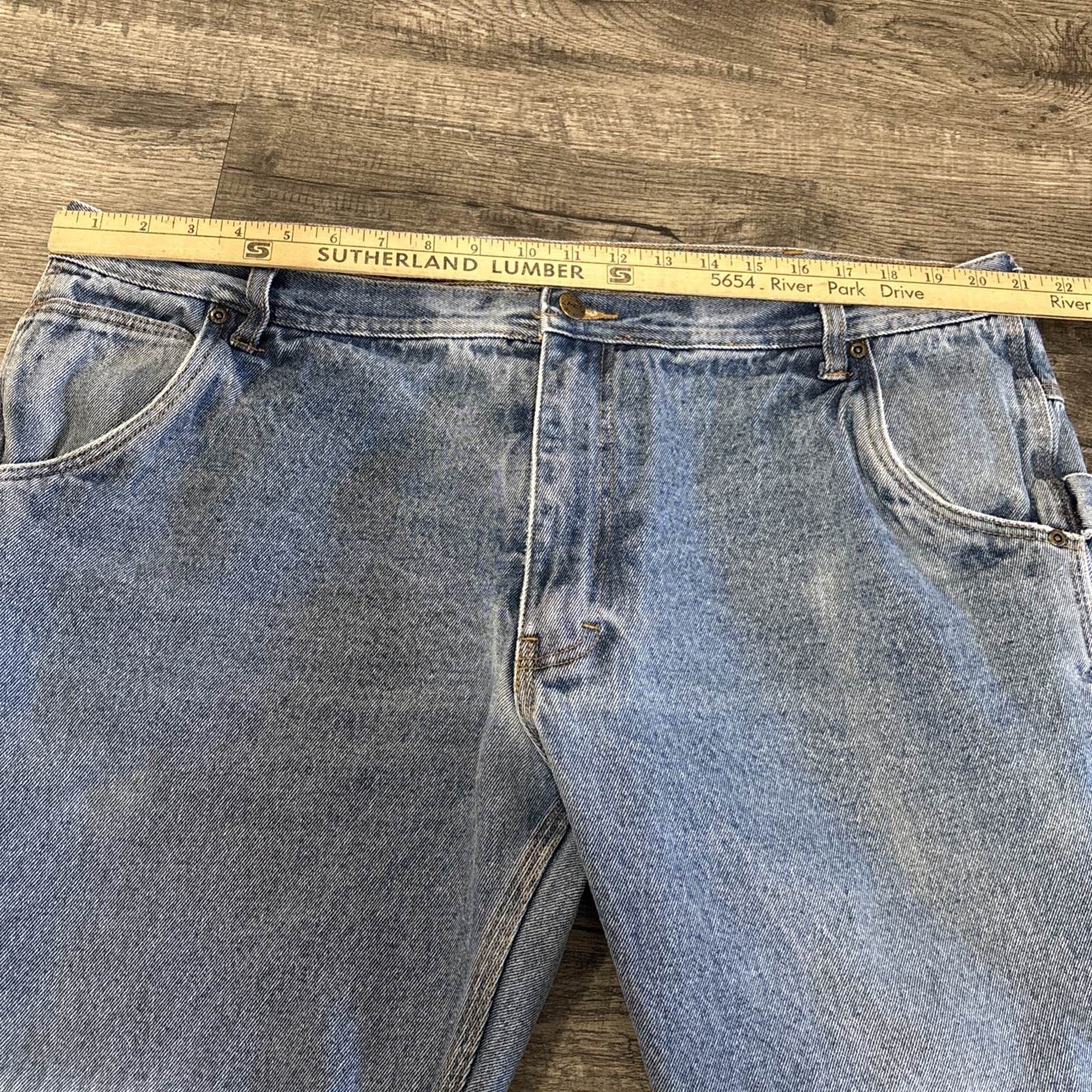 Polar King by Key 42x30 Flannel Lined Carpenter Jeans Fits 42 X 27.5 - View 8