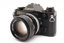 Near MINT Canon AE-1 Program Black FD 50mm f/1.4 S.C.C. Lens SLR From Japan