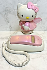 Vintage Hello Kitty Phone Fairy Corded Telephone Landline Pink Sanrio Caller ID