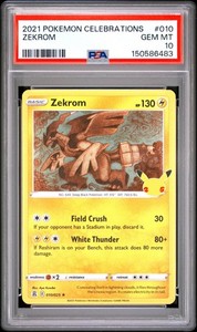 Zekrom 25th Anniversary Psa 10 | eBay