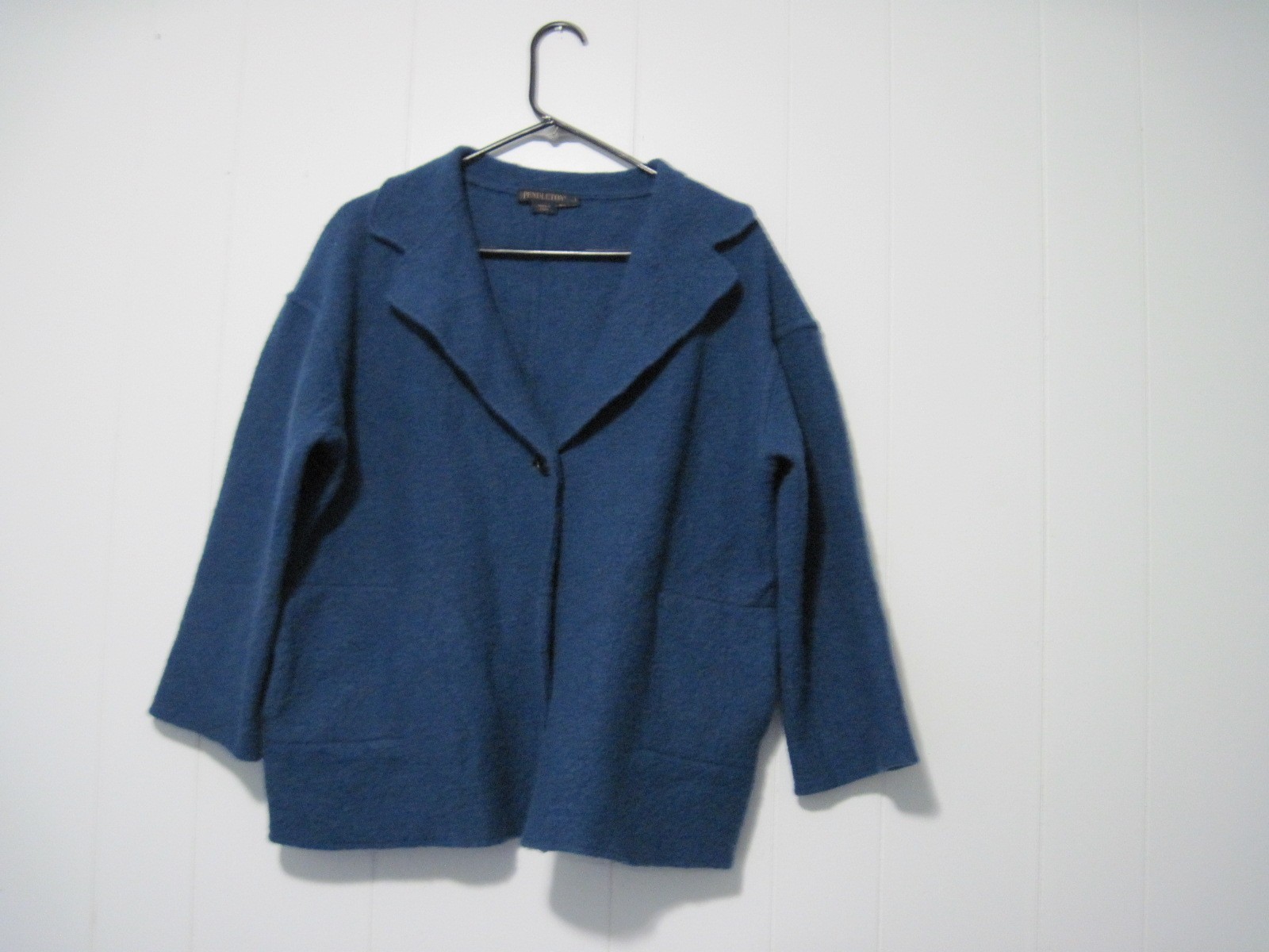 Pendleton Coat Jacket Womens Size Large Blue 100%… - image 2