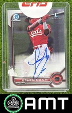 Leonardo Balcazar 2022 Bowman Chrome Prospect Auto Cincinnati Reds #CPA-LB