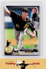 2017 Bowman #56 Tyler Glasnow Pirates RC Baseball Card NM Rookie Dodgers. rookie card picture