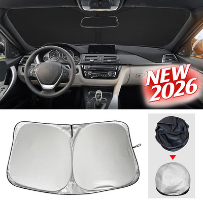 For Ford Car Large Foldable Sun Visor Shade Windshield Window Cover UV Block 1