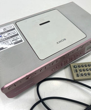 Sony ZS-E80 CD Radio FM AM Wide FM Digital Pitch Control Remote Pink Japan