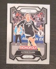 Alysha Clark Base #7 2024 Panini WNBA Monopoly Prizm Basketball Las Vegas Aces