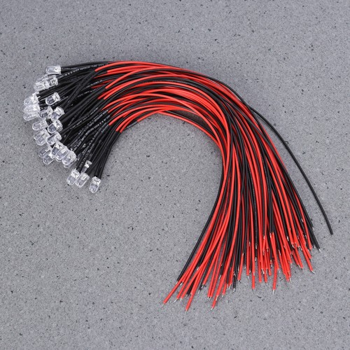50 Pcs LED Lamp Bead Light Bulbs Beads Lights for Rc Cars Pre Wired - Picture 7 of 12