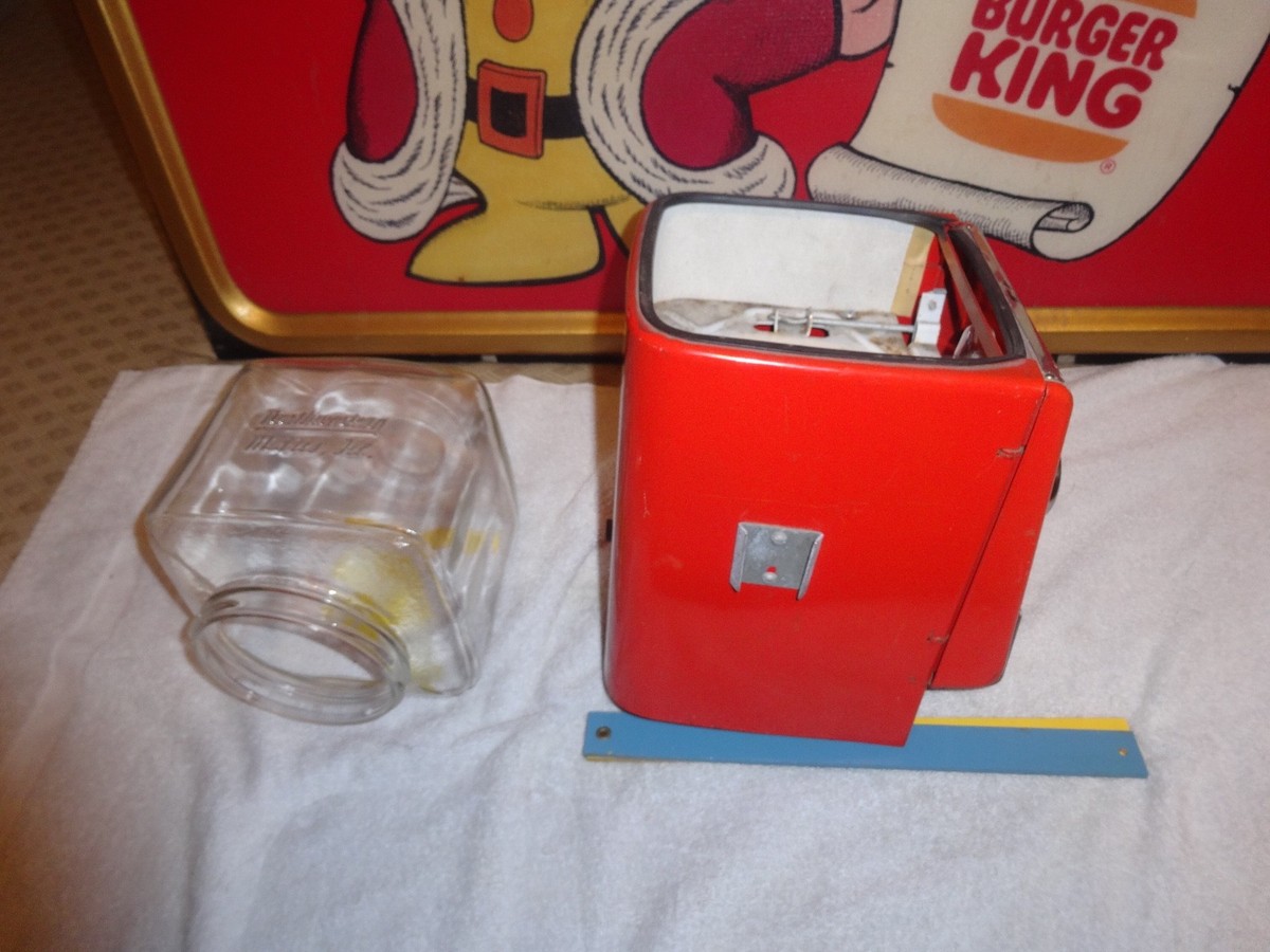VINTAGE 1940'S NORTHWESTERN IL. HOT NUTS HEATED 5 CENTS VENDING