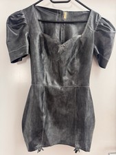 Little cherry Rubber. Shiny Leather Late x Dress L