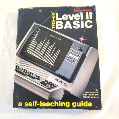 Radio Shack TRS-80 Level II Basic A Self-teaching Guide 1980 Softcover