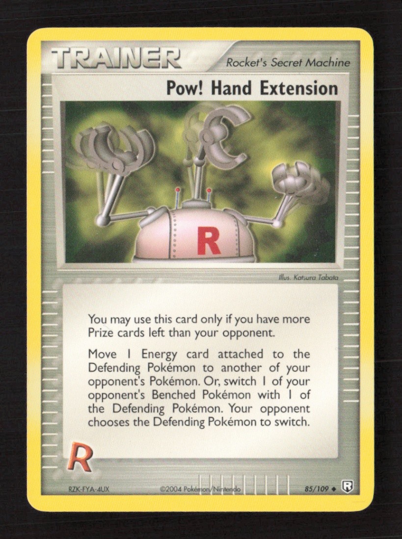 Pow! Hand Extension Uncommon Normal Team Rocket Returns 85/109 NM Pokémon TCG