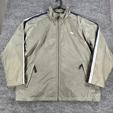 Vintage Nike Silver Tag Jacket Windbreaker Mens XL Extra Large Gray Full Zip